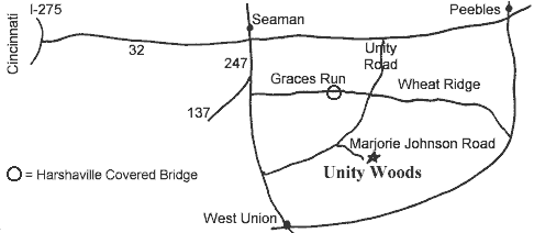 Map to Unity Woods